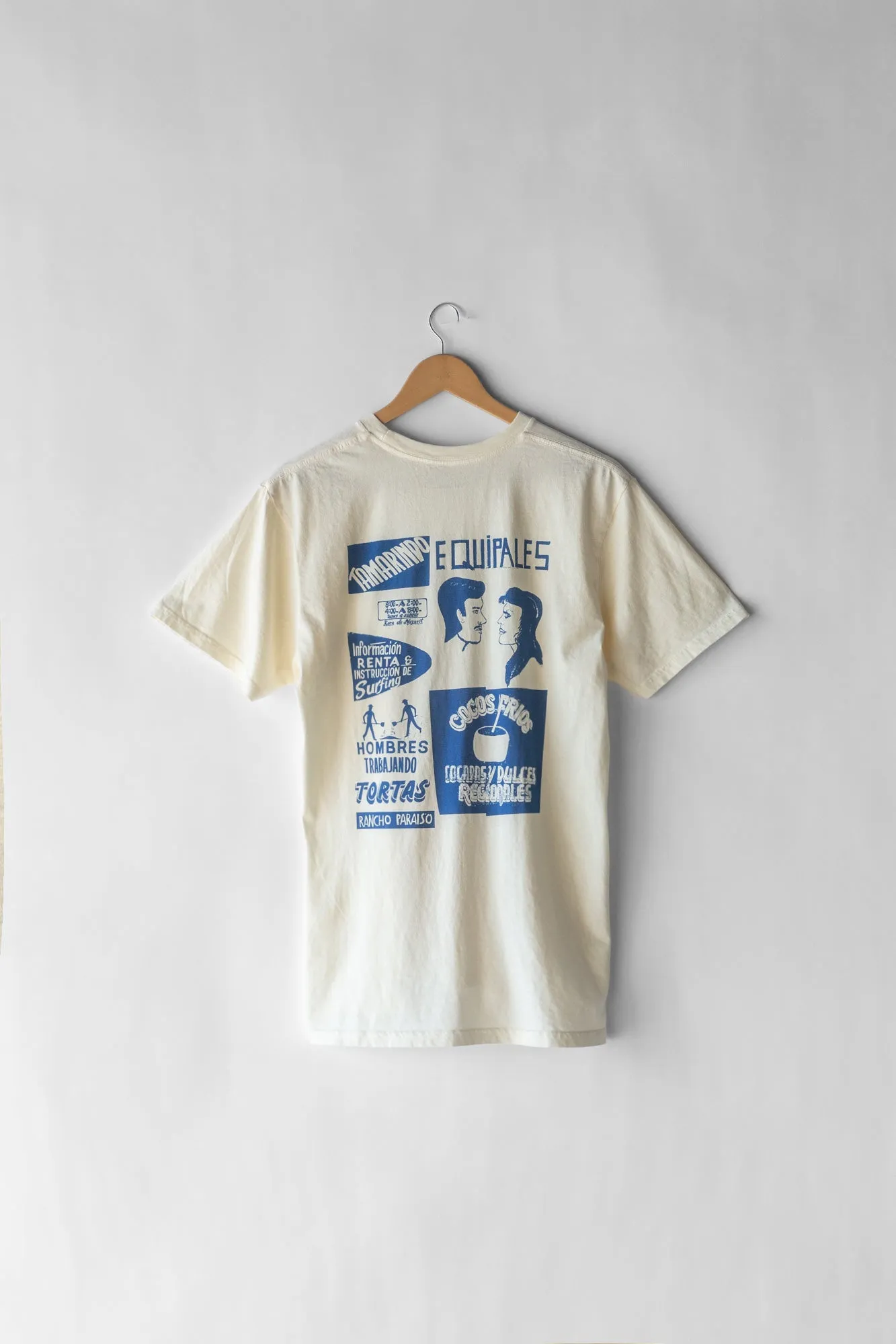 Found Type #1 T-Shirt - Ecru sold by Manyana