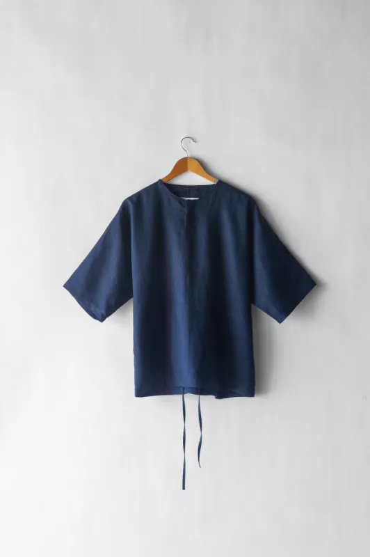 Costa Shirt - Navy sold by Manyana