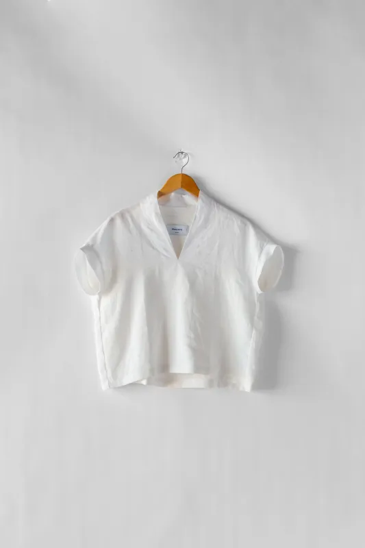 Isla Shirt - White sold by Manyana