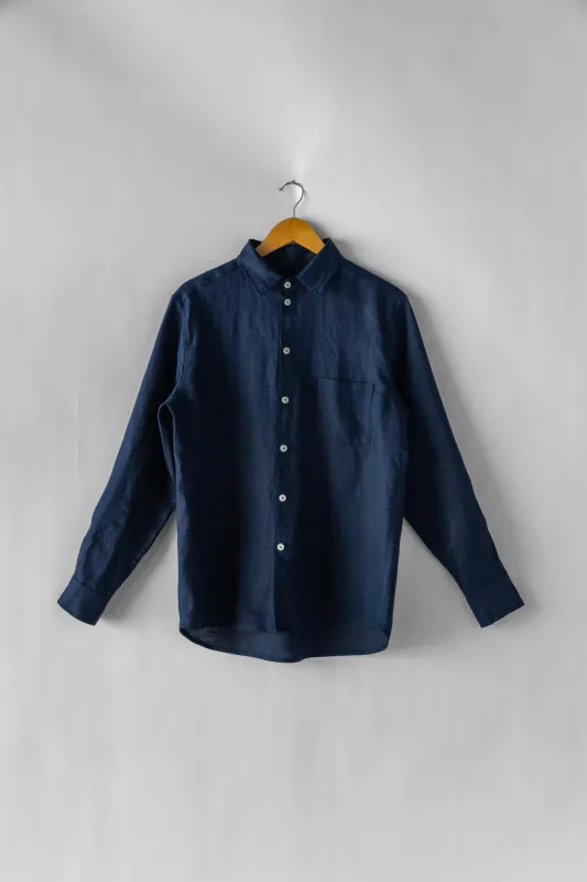 Espadin Shirt - Navy sold by Manyana