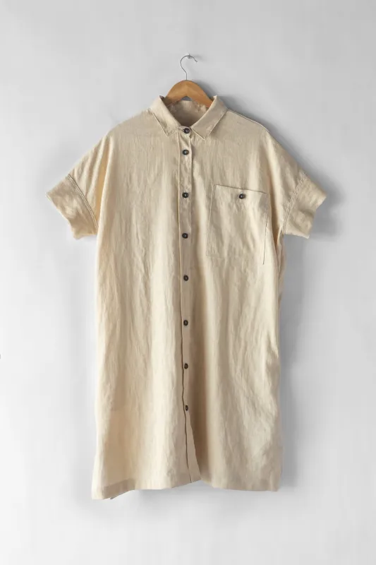 Bilbao Dress - Champagne sold by Manyana