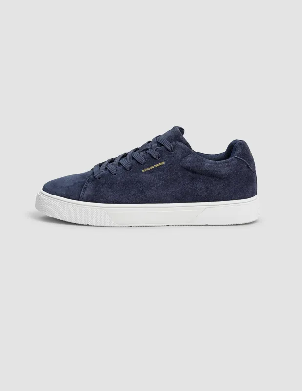Reeklass Suede Sneakers Navy sold by Shaping New Tomorrow