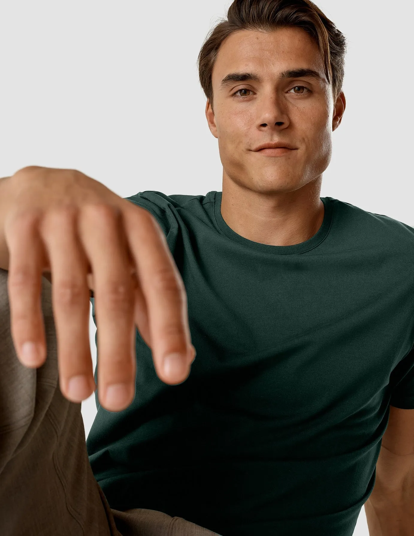 Supima T-shirt Forest Green sold by Shaping New Tomorrow product image thumbnail 4