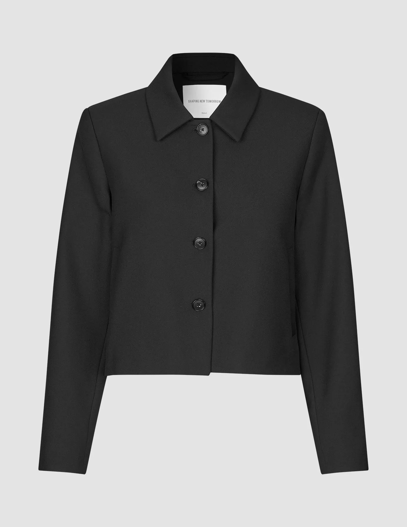 Serene Short Jacket Black sold by Shaping New Tomorrow product image thumbnail 3