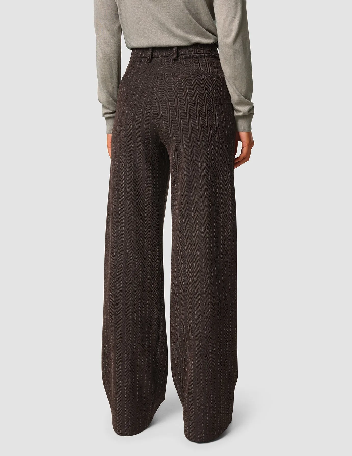 Serene Pants Wide Walnut Herringbone sold by Shaping New Tomorrow product image thumbnail 4
