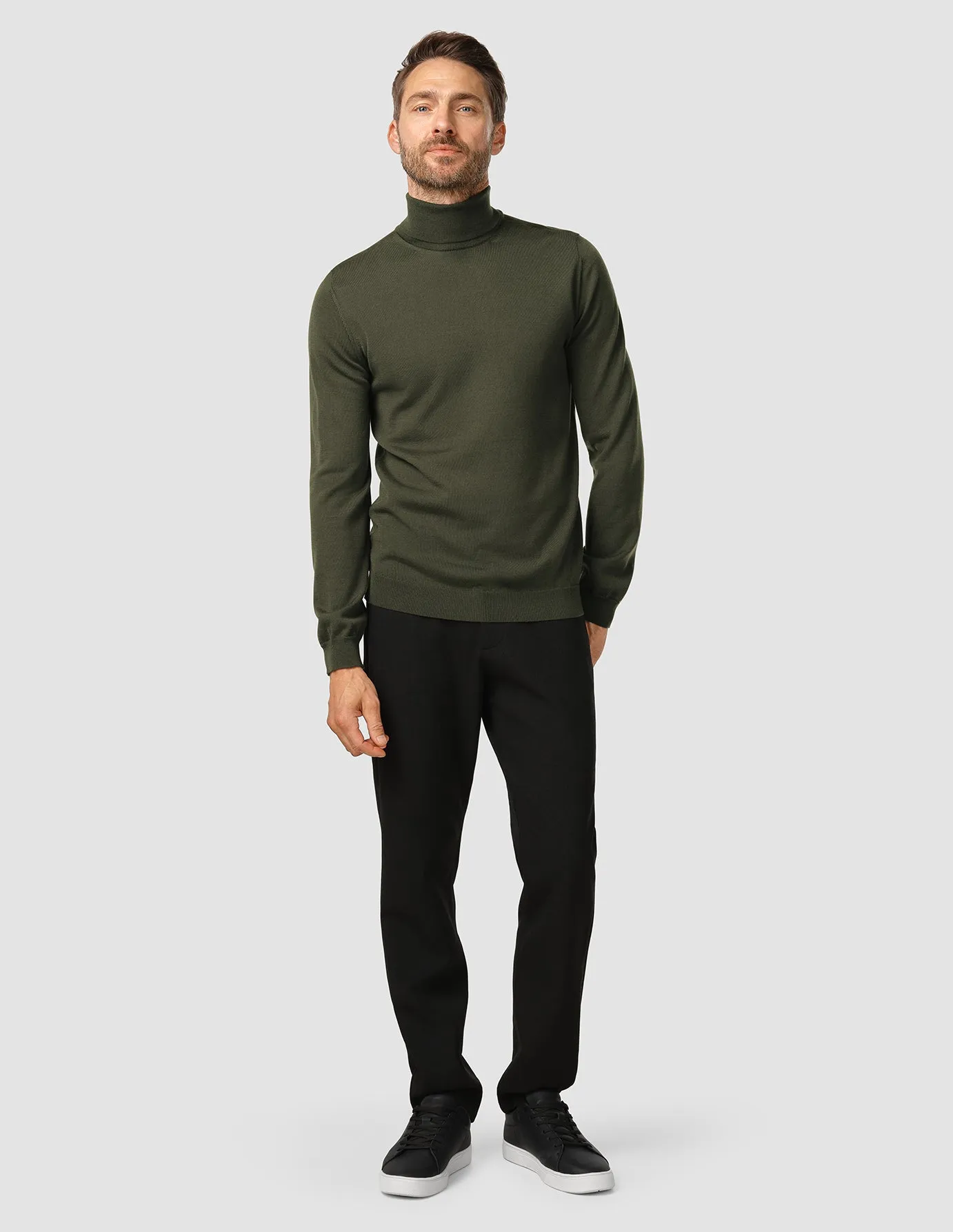 Premium Merino Turtleneck Nightfall Green sold by Shaping New Tomorrow product image thumbnail 2
