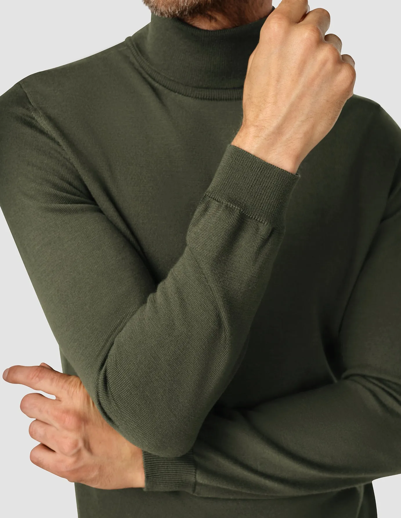 Premium Merino Turtleneck Nightfall Green sold by Shaping New Tomorrow product image thumbnail 5