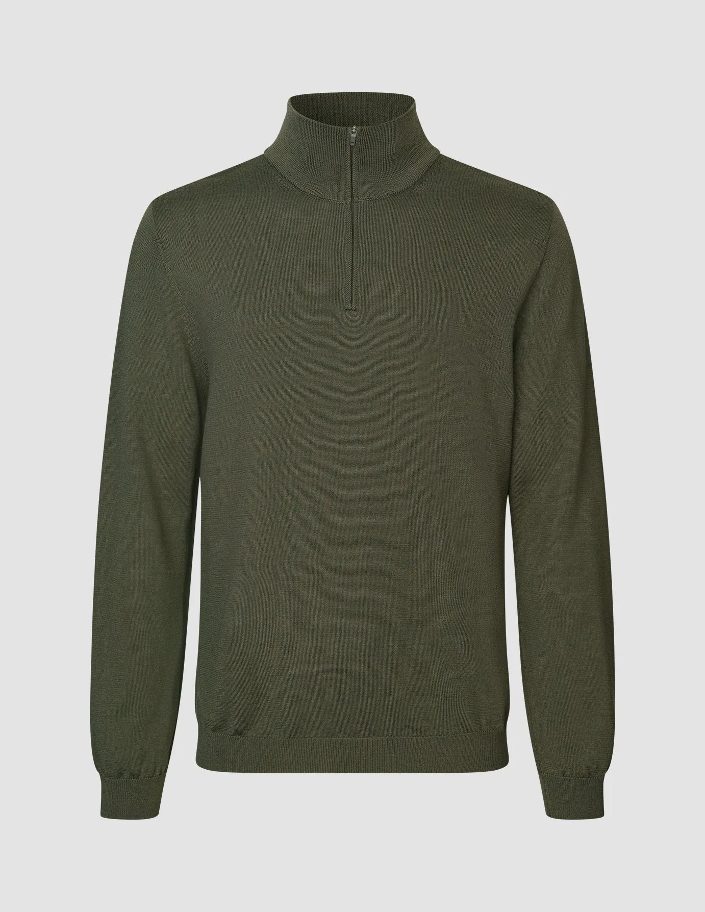 Premium Merino Half Zip Nightfall Green sold by Shaping New Tomorrow product image thumbnail 3