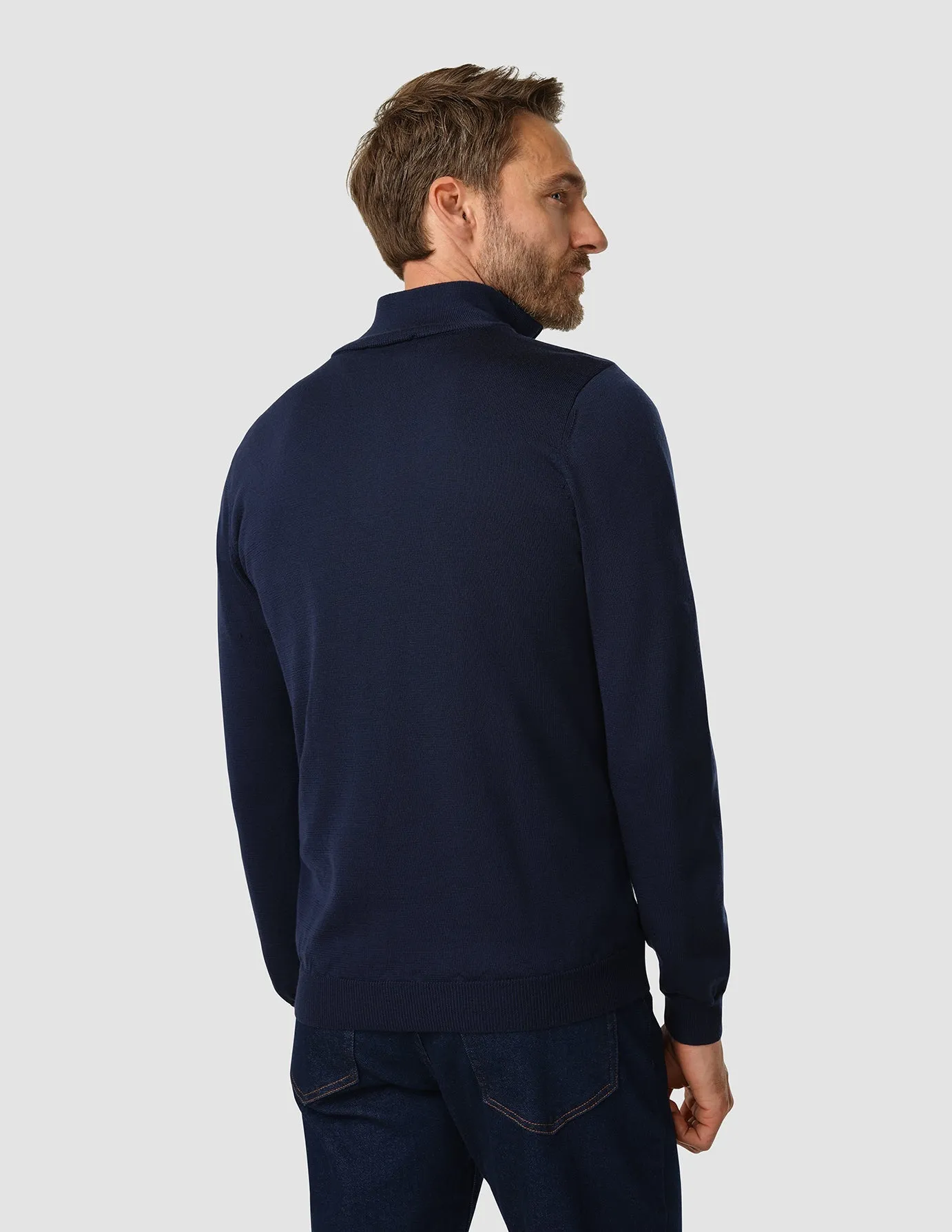 Premium Merino Half Zip Navy sold by Shaping New Tomorrow product image thumbnail 4