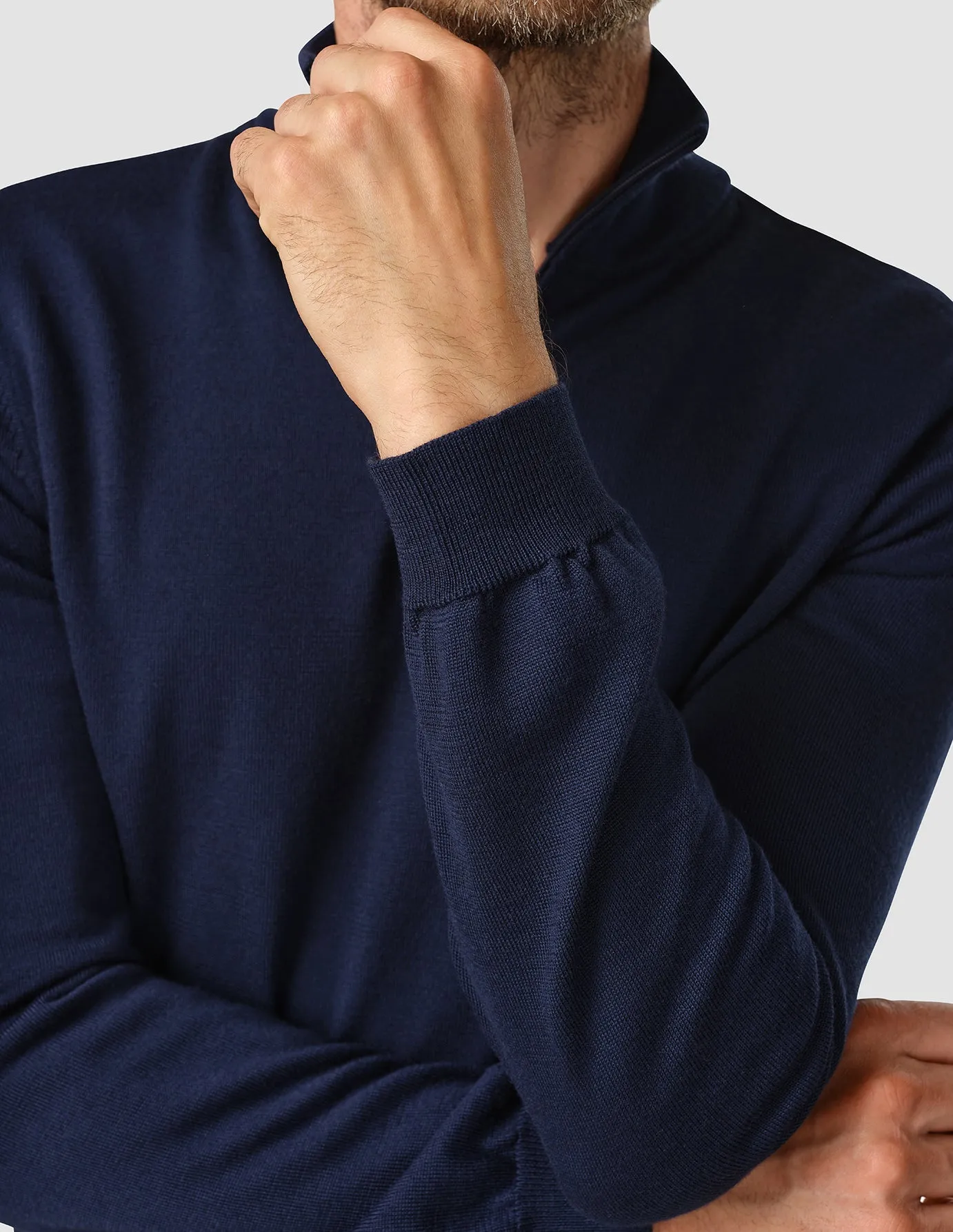 Premium Merino Half Zip Navy sold by Shaping New Tomorrow product image thumbnail 5