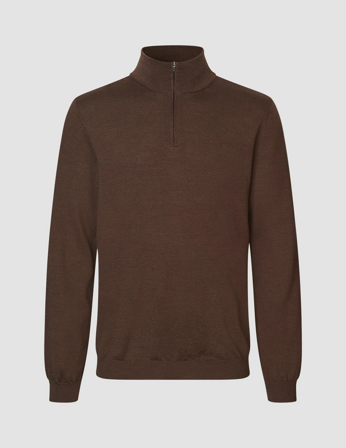 Premium Merino Half Zip Espresso sold by Shaping New Tomorrow product image thumbnail 3
