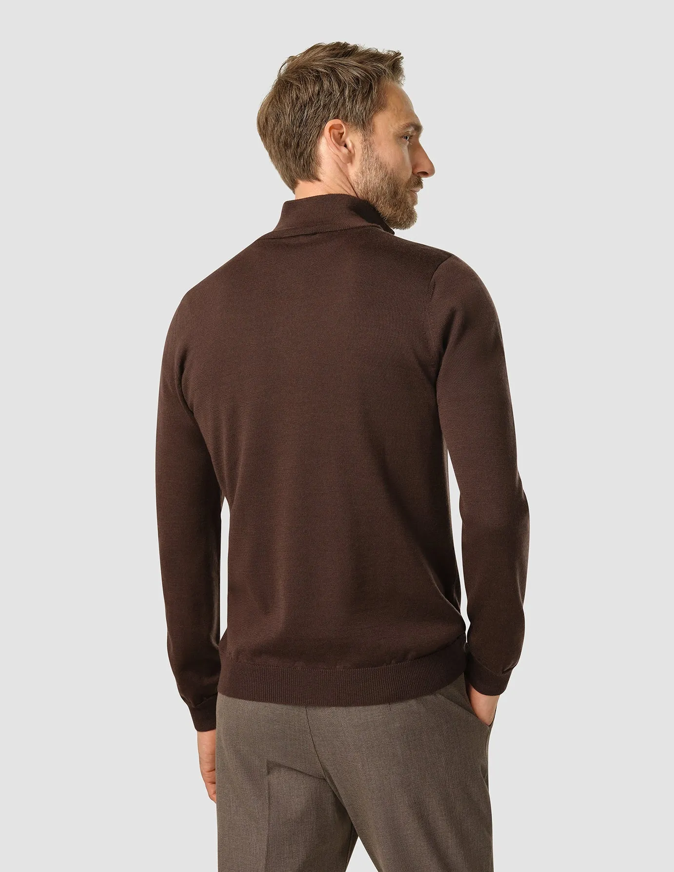 Premium Merino Half Zip Espresso sold by Shaping New Tomorrow product image thumbnail 5