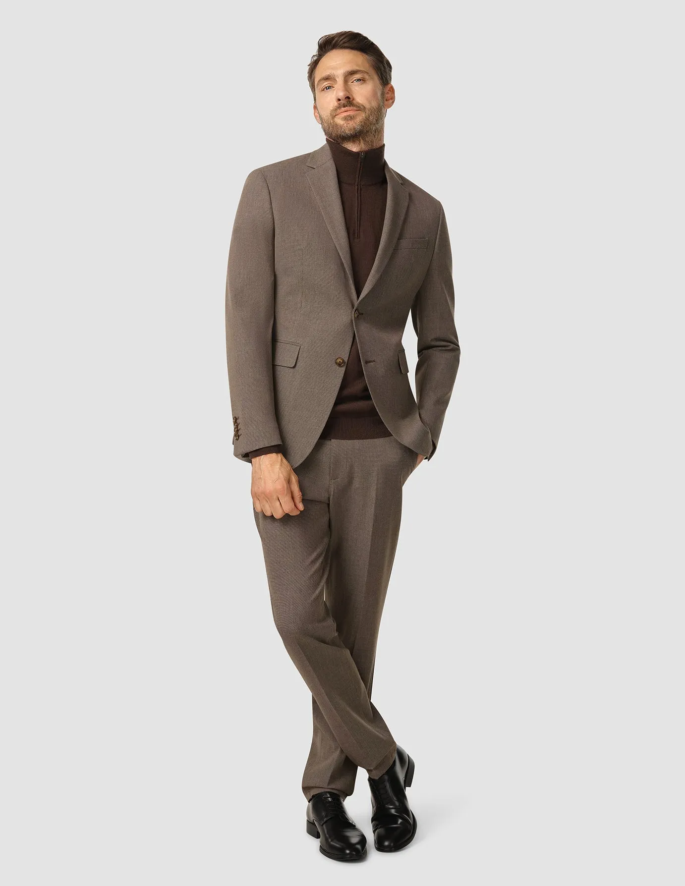 Premium Merino Half Zip Espresso sold by Shaping New Tomorrow product image thumbnail 2