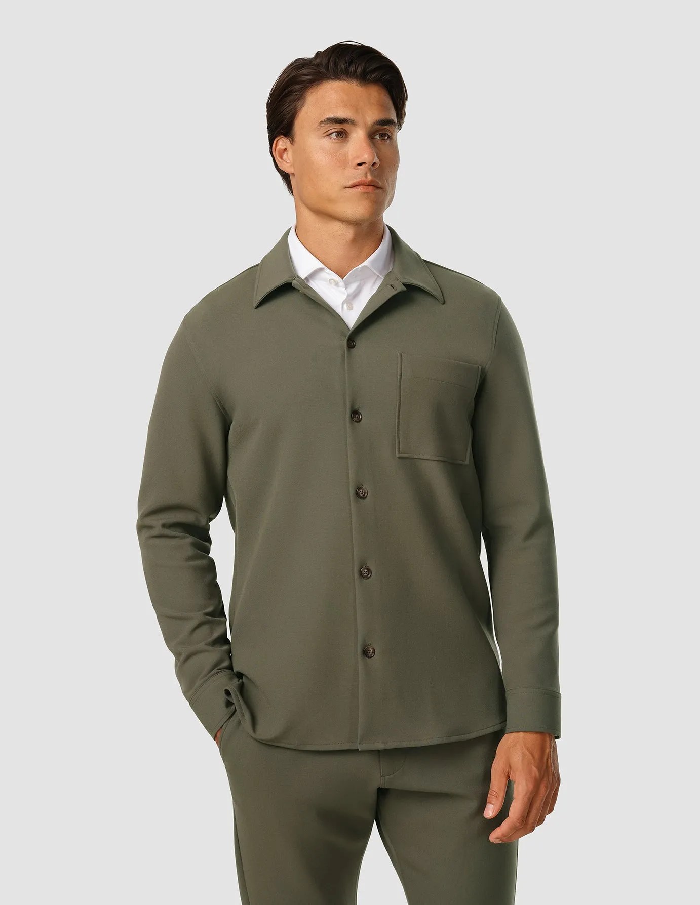 Heavy Edition Transitional Overshirt Nightfall Green sold by Shaping New Tomorrow
