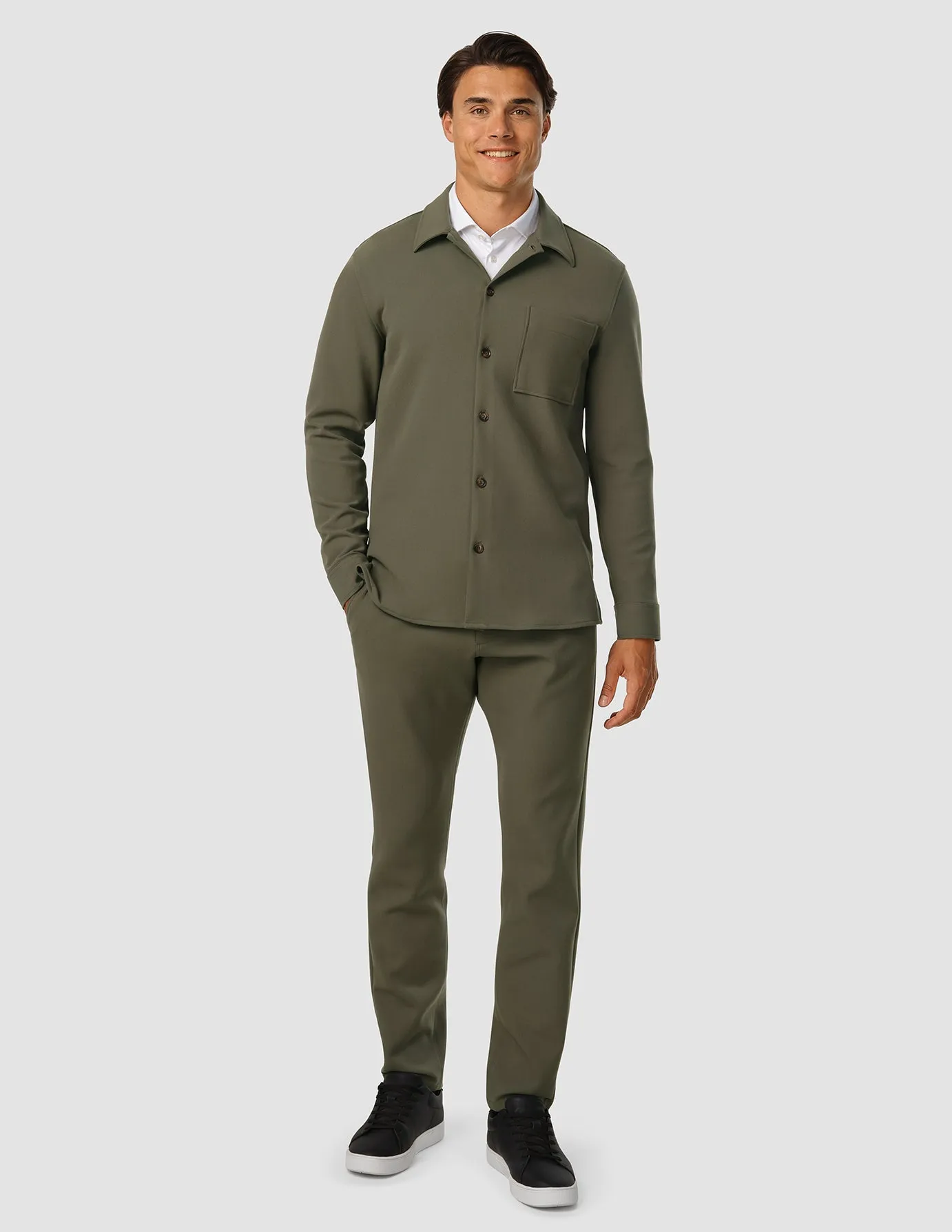 Heavy Edition Transitional Overshirt Nightfall Green sold by Shaping New Tomorrow product image thumbnail 2