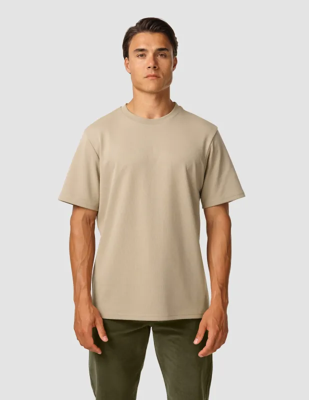 Heavy Box Fit T-shirt Wooden Beige sold by Shaping New Tomorrow
