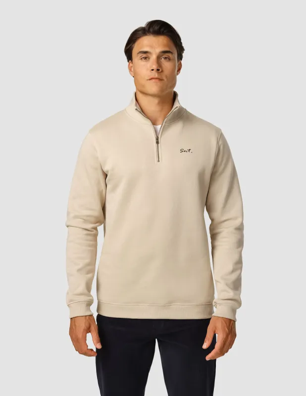 Everyday Half Zip Wooden Beige sold by Shaping New Tomorrow