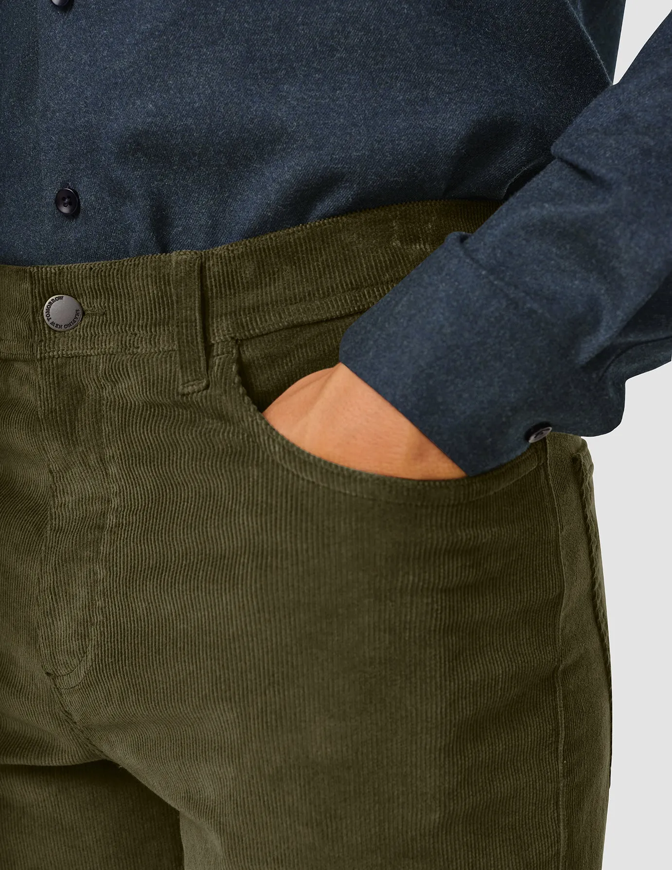 Corduroy Pants Nightfall Green sold by Shaping New Tomorrow product image thumbnail 5
