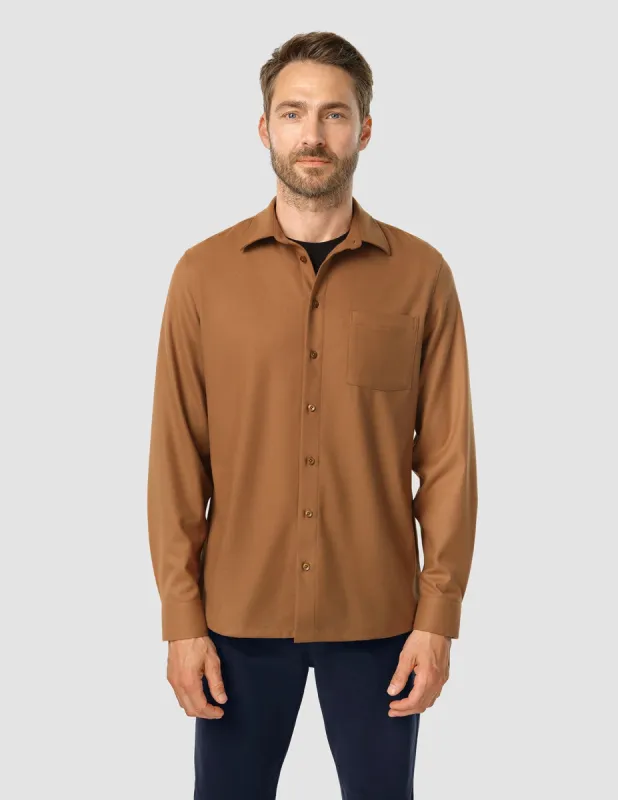 Casual Shirt Camel sold by Shaping New Tomorrow