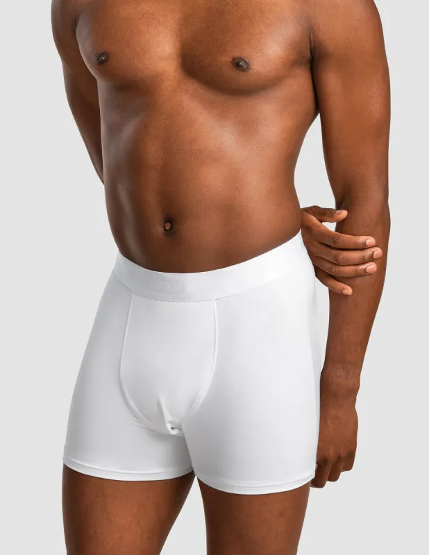 2 Pack Bamboo Viscose Boxer White sold by Shaping New Tomorrow