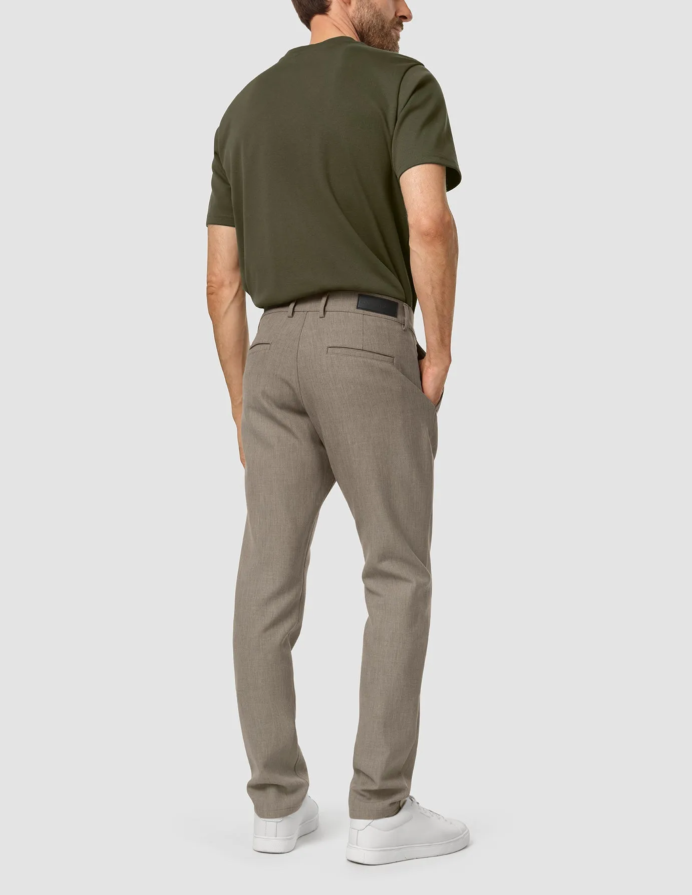 Heavy Edition Pants Slim Khaki Melange 2.0 sold by Shaping New Tomorrow product image thumbnail 4