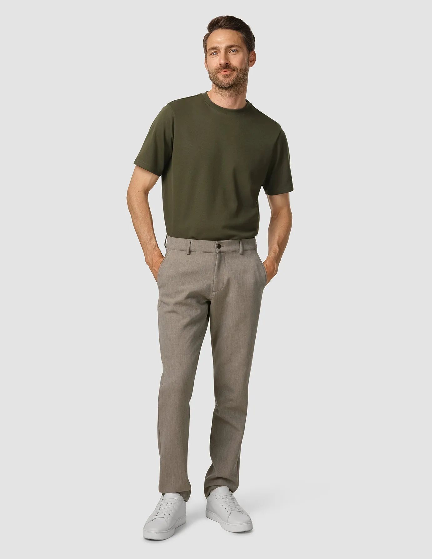 Heavy Edition Pants Regular Khaki Melange 2.0 sold by Shaping New Tomorrow product image thumbnail 2
