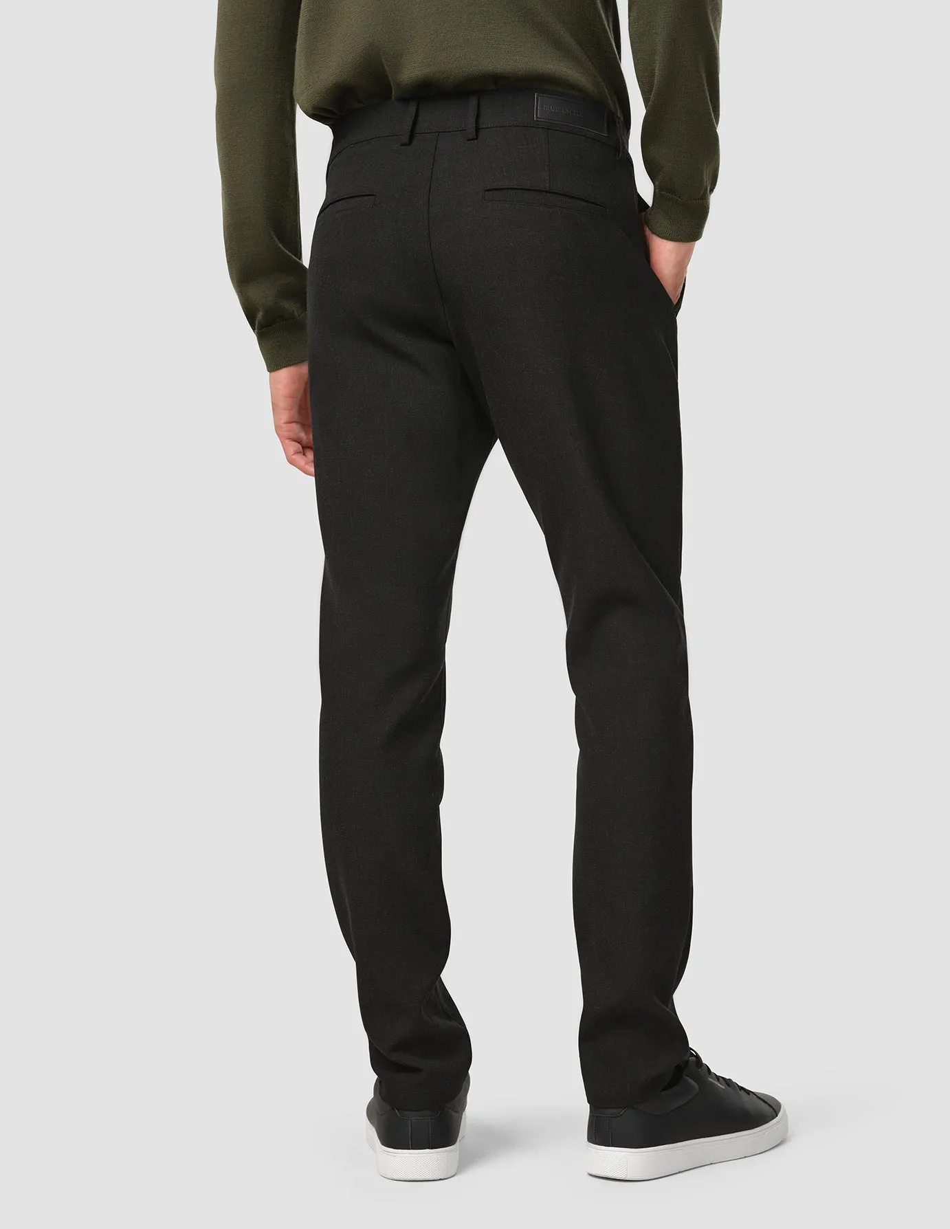 Heavy Edition Pants Slim Black Melange 2.0 sold by Shaping New Tomorrow product image thumbnail 4
