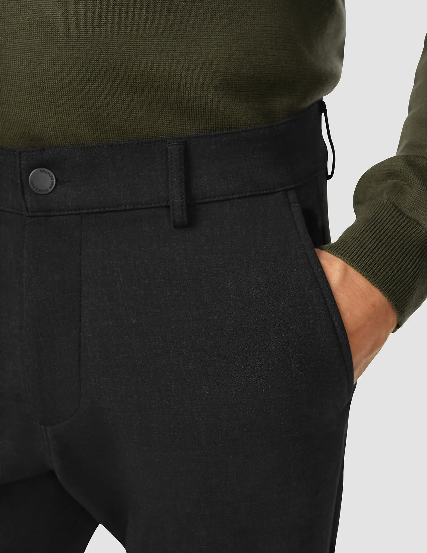 Heavy Edition Pants Slim Black Melange 2.0 sold by Shaping New Tomorrow product image thumbnail 5