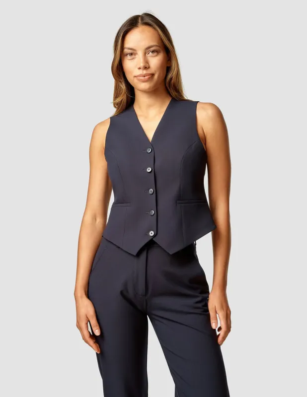 Essential Vest Short Midnight Blue sold by Shaping New Tomorrow