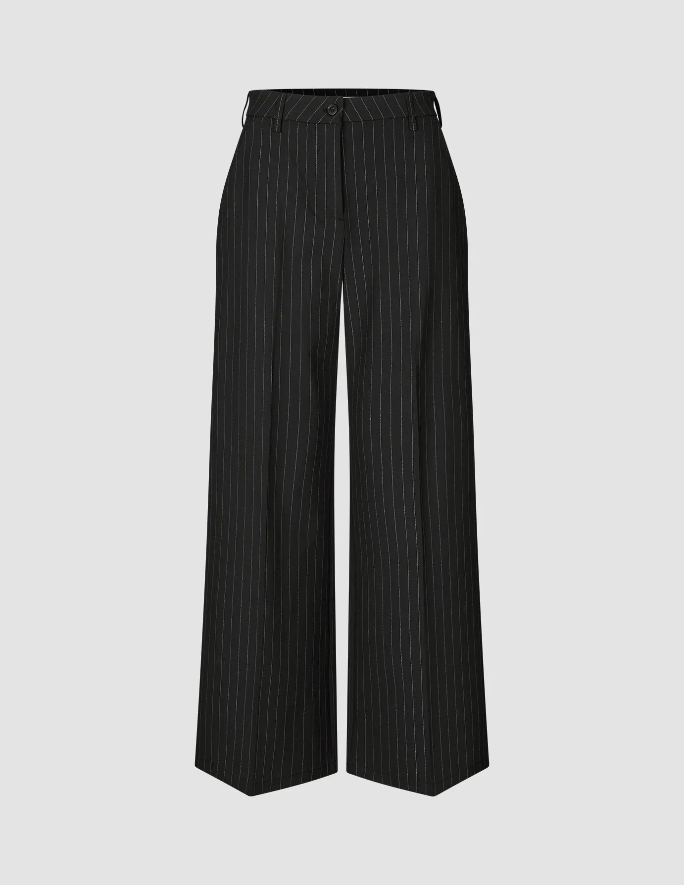 Essential Pants Wide Black Silver Pinstripe sold by Shaping New Tomorrow product image thumbnail 3