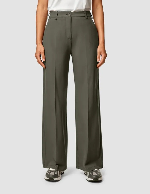 Essential Pants Wide Dark Olive sold by Shaping New Tomorrow