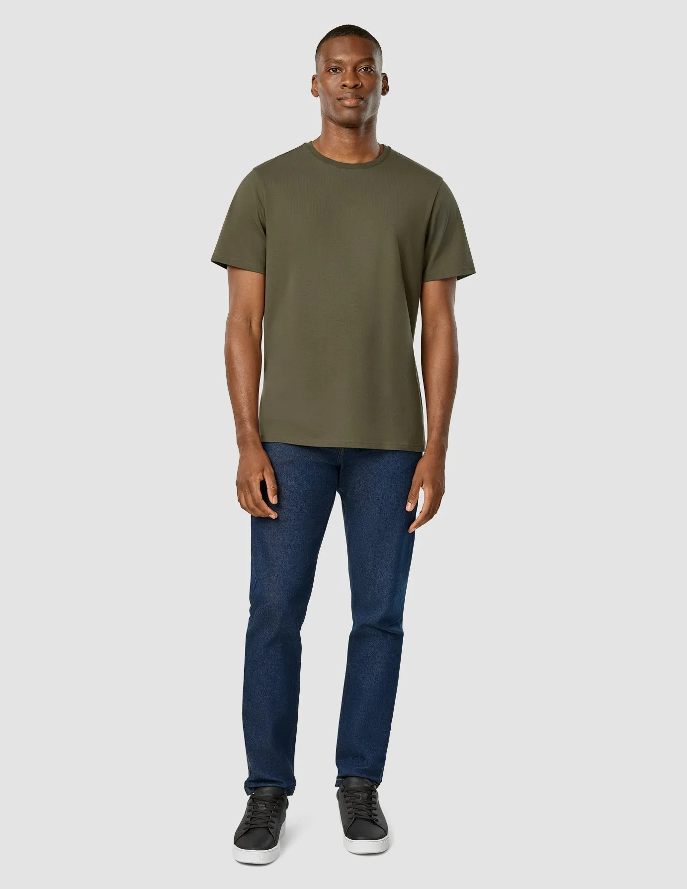 Supima T-Shirt Nightfall Green sold by Shaping New Tomorrow product image thumbnail 2