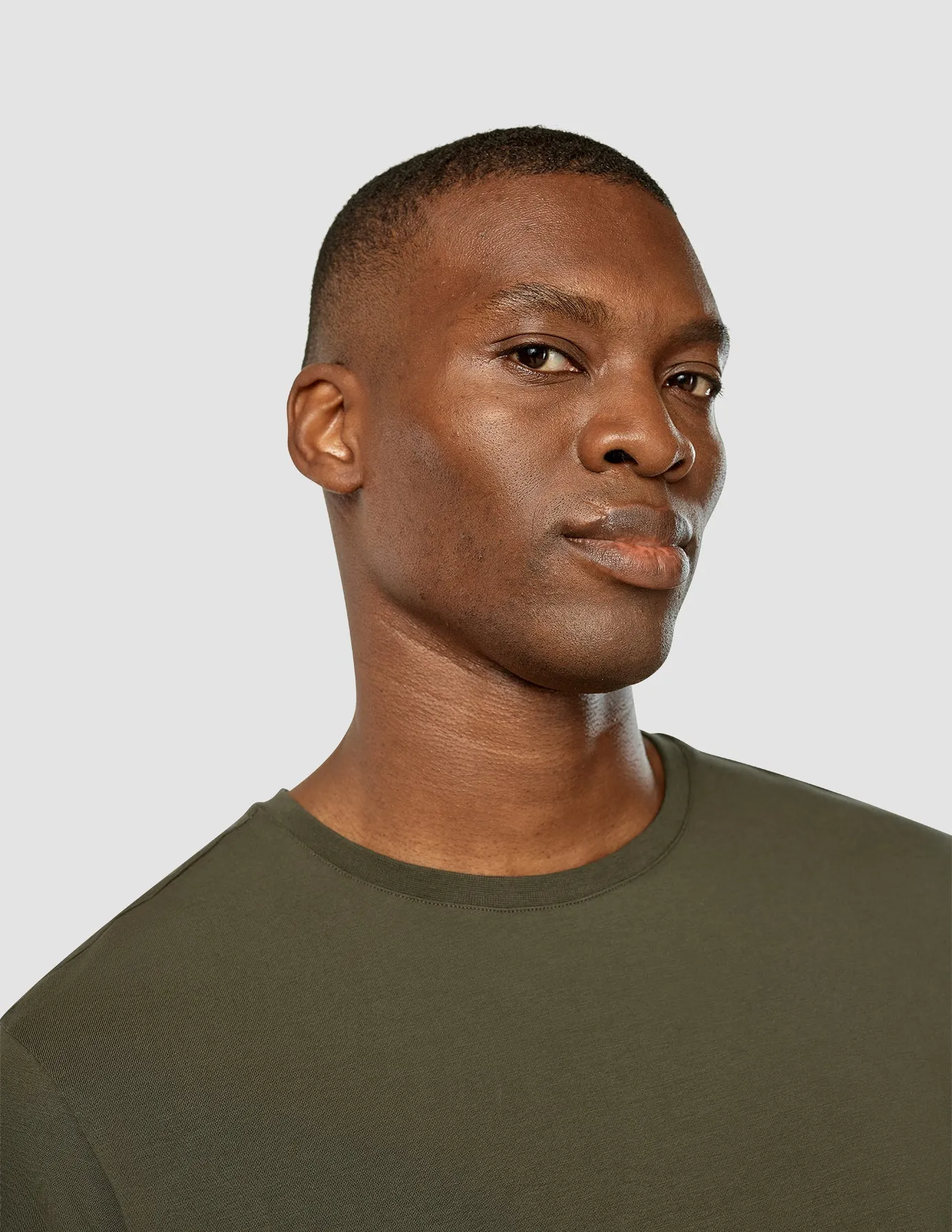 Supima T-Shirt Nightfall Green sold by Shaping New Tomorrow product image thumbnail 4