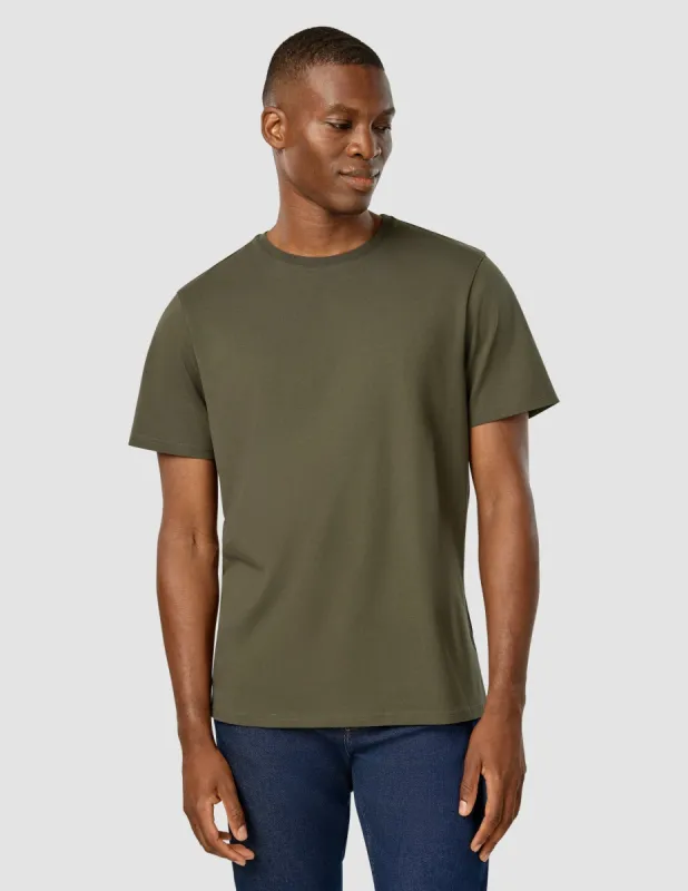 Supima T-Shirt Nightfall Green sold by Shaping New Tomorrow