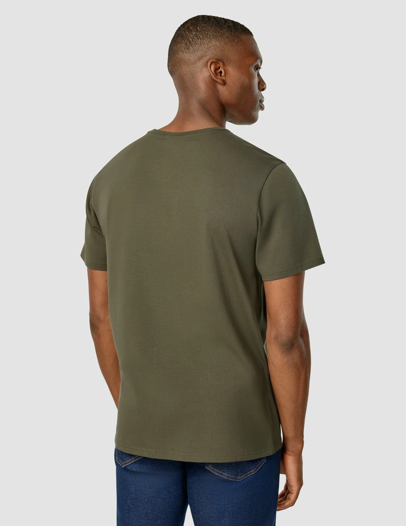 Supima T-Shirt Nightfall Green sold by Shaping New Tomorrow product image thumbnail 5