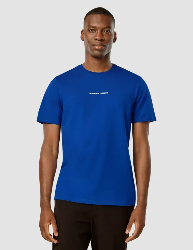Supima T-Shirt Autograph Magnetic Blue sold by Shaping New Tomorrow