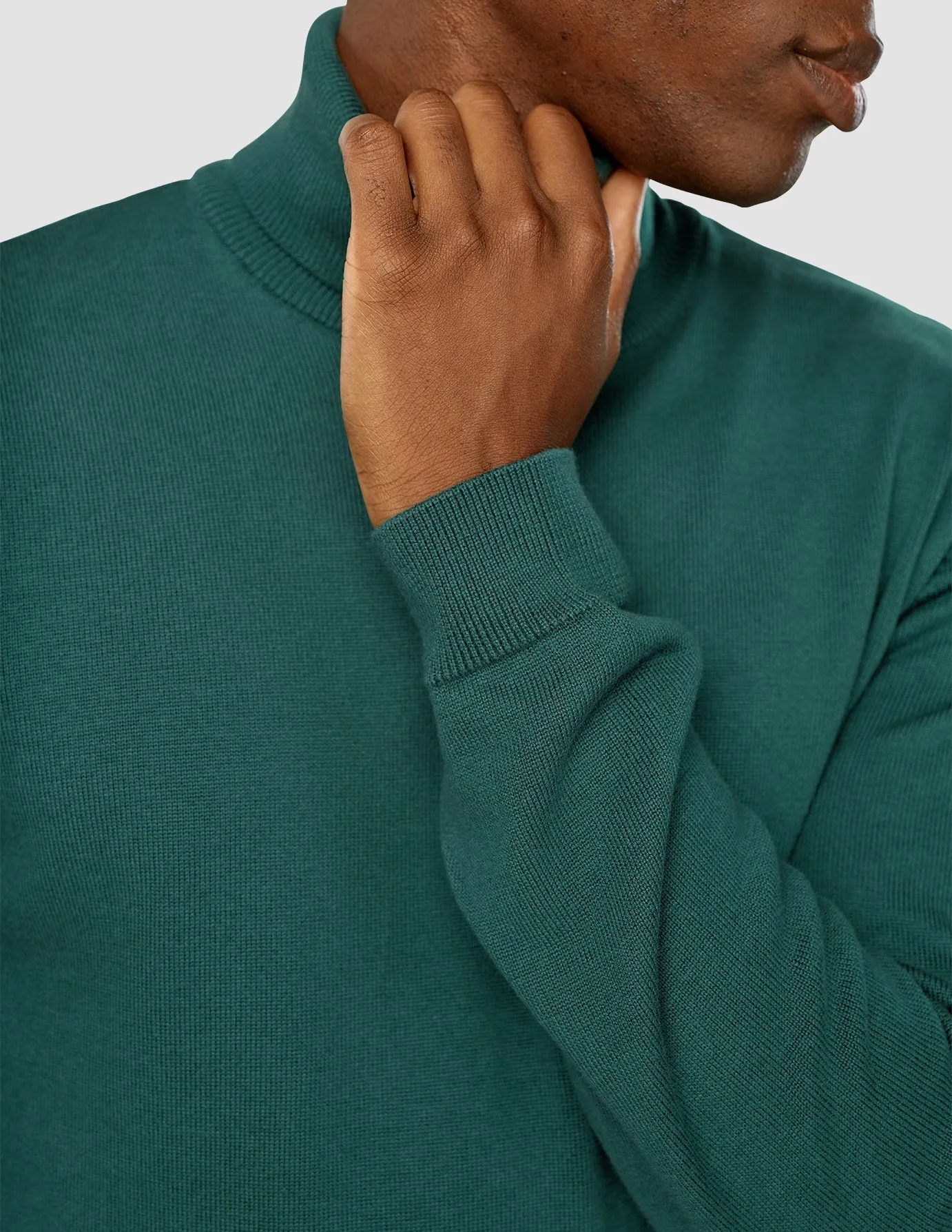 Everyday Knit Turtleneck Shadow Green sold by Shaping New Tomorrow product image thumbnail 5