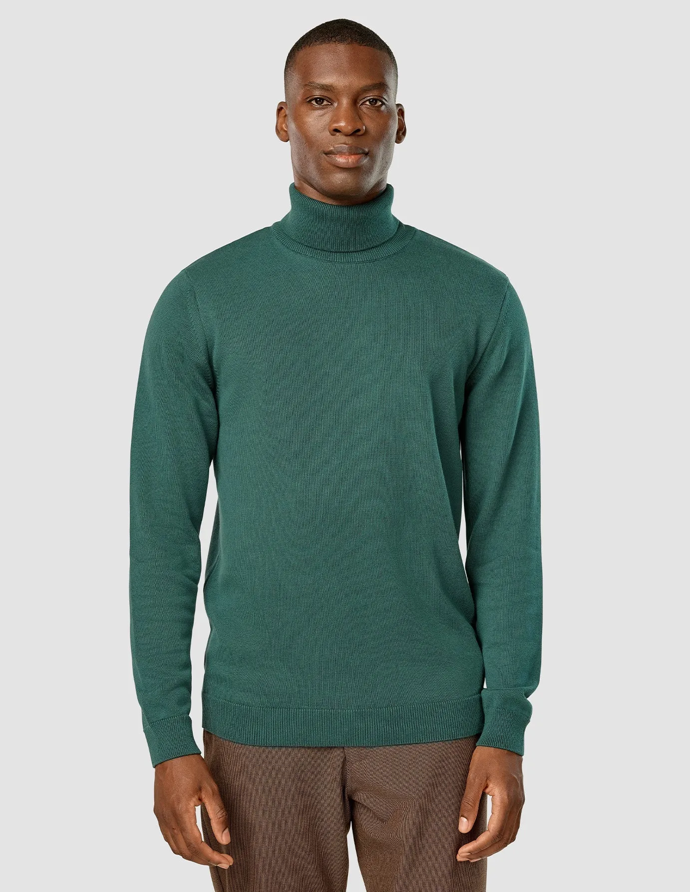 Everyday Knit Turtleneck Shadow Green sold by Shaping New Tomorrow