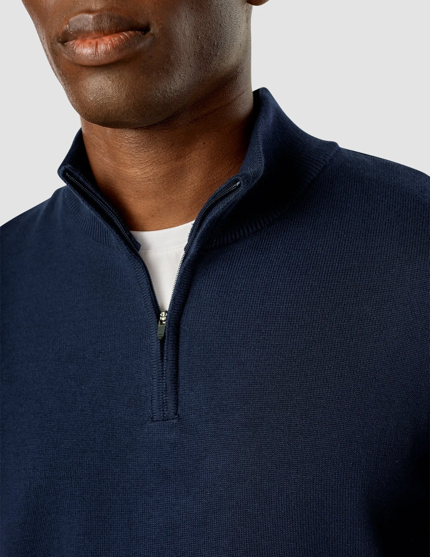 Everyday Knit Half Zip Navy sold by Shaping New Tomorrow product image thumbnail 4