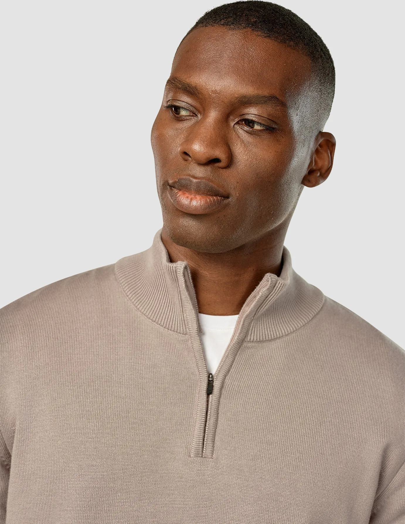 Everyday Knit Half-Zip Driftwood sold by Shaping New Tomorrow product image thumbnail 5