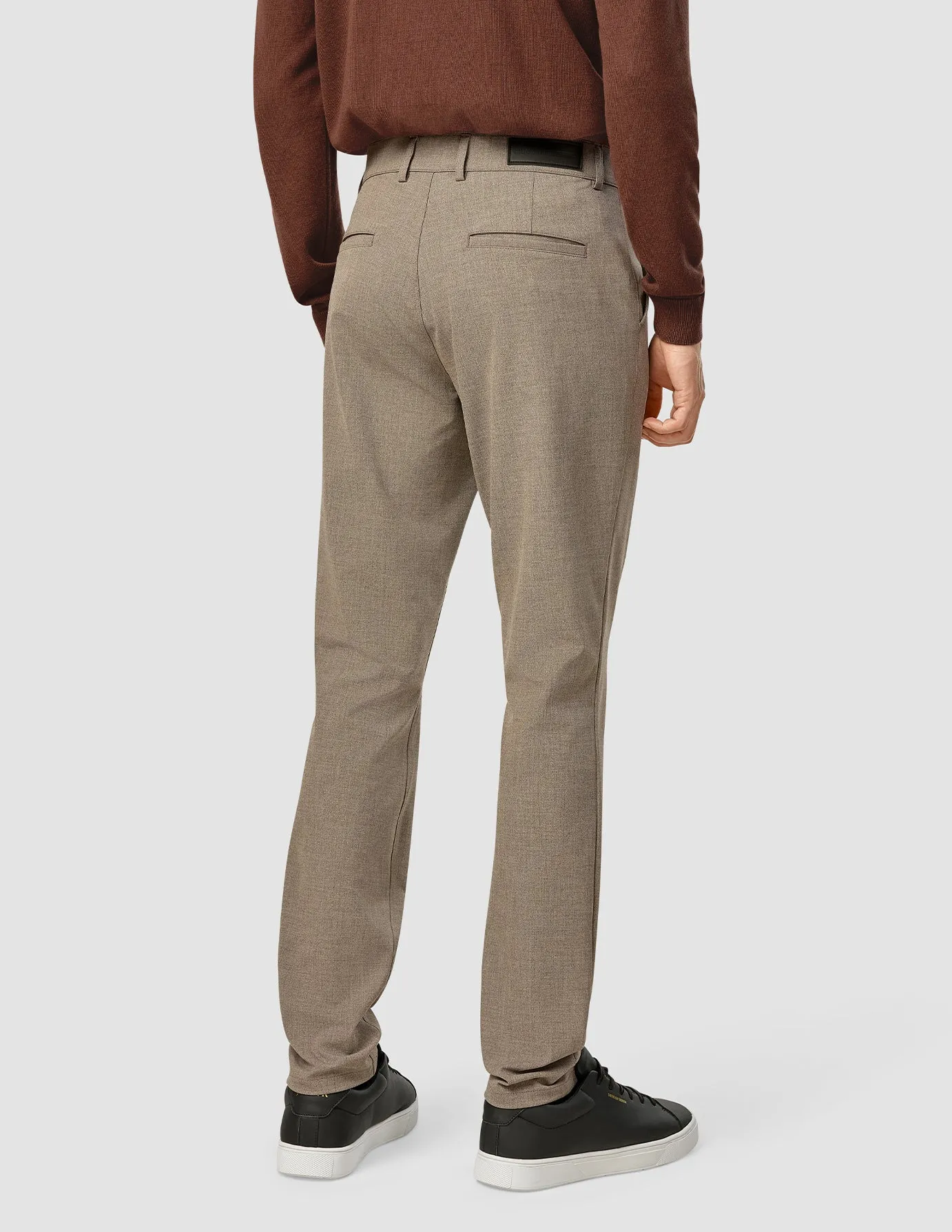 Essential Pants Slim Dark Beige Melange sold by Shaping New Tomorrow product image thumbnail 4