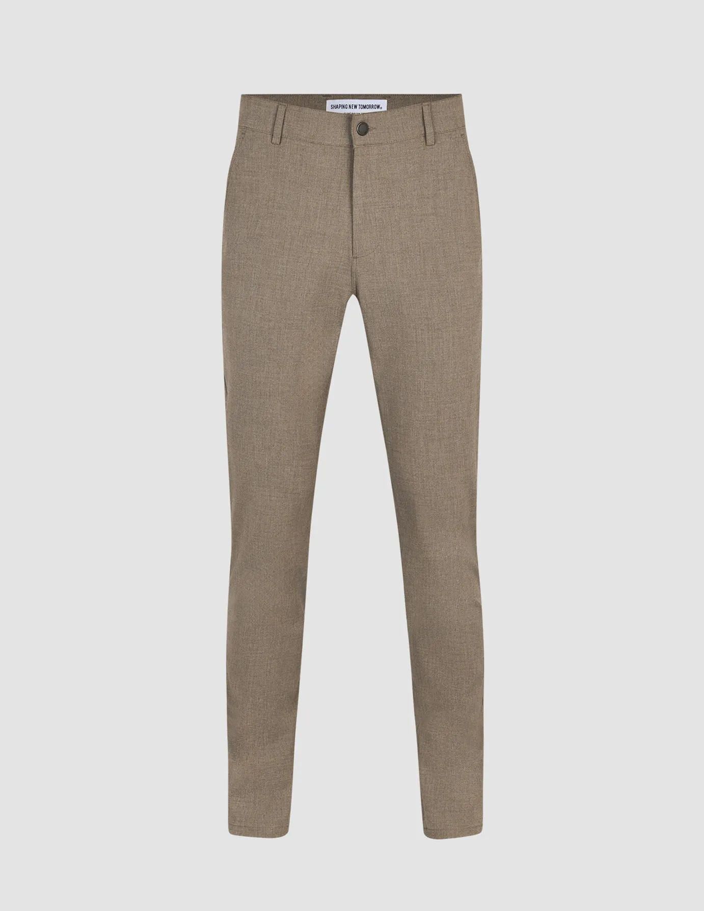 Essential Pants Slim Dark Beige Melange sold by Shaping New Tomorrow product image thumbnail 3