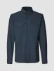 Essential Overshirt Navy Melange sold by Shaping New Tomorrow