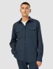 Essential Overshirt Navy Melange sold by Shaping New Tomorrow