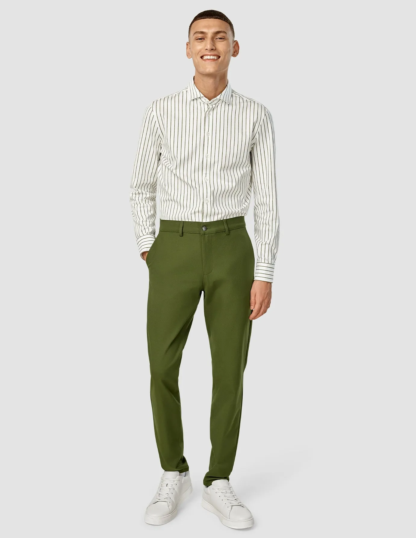 Classic Shirt Slim Rainforest Stripes sold by Shaping New Tomorrow product image thumbnail 2