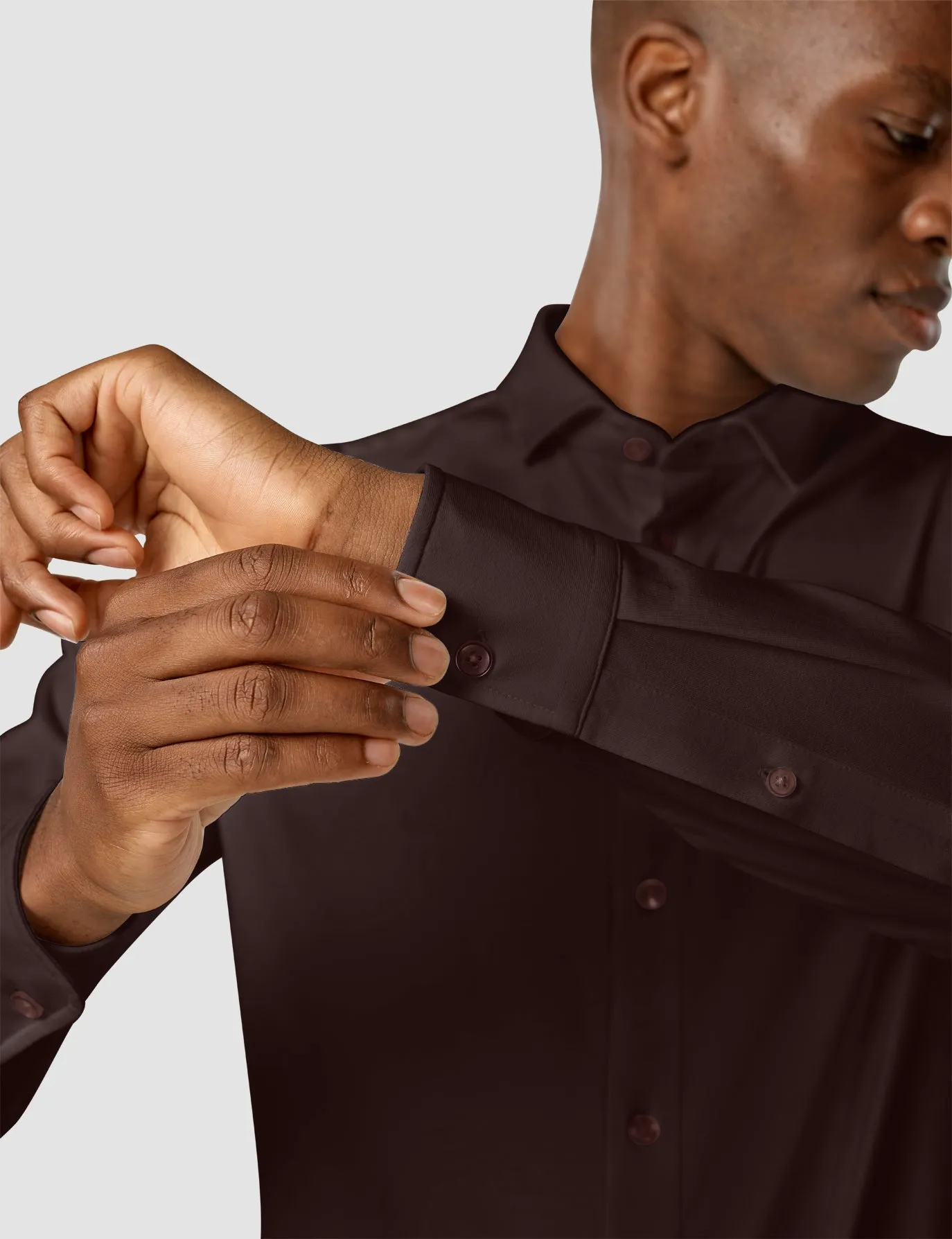 Classic Shirt Regular Espresso sold by Shaping New Tomorrow product image thumbnail 5