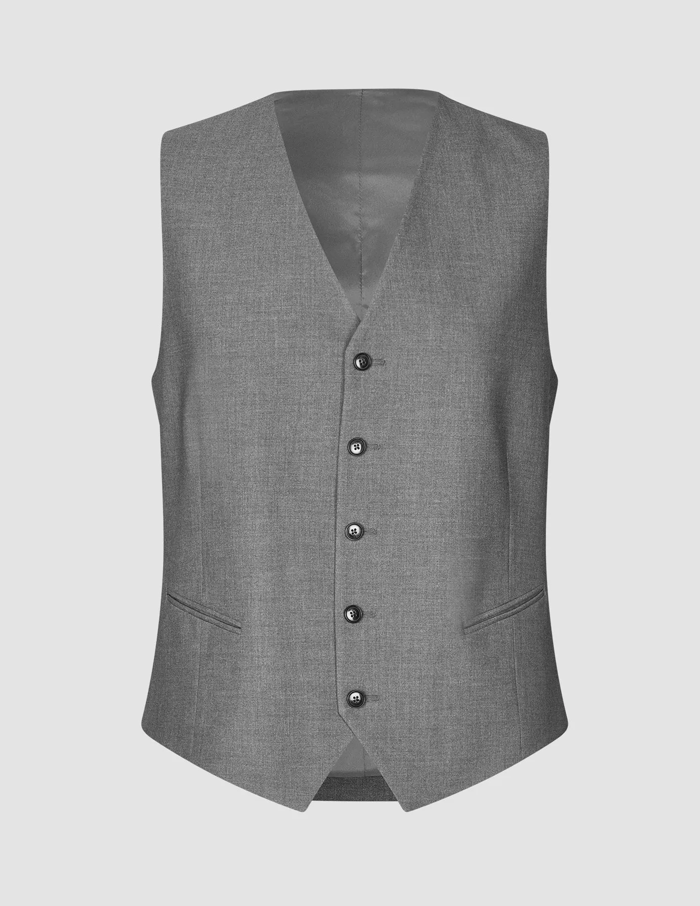 Essential Vest Dark Grey Melange sold by Shaping New Tomorrow product image thumbnail 3