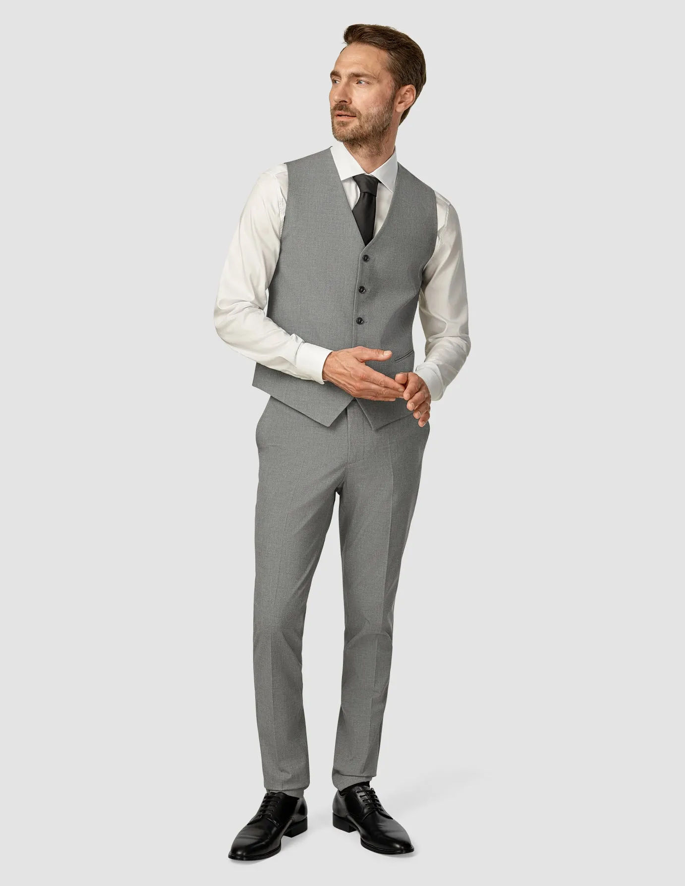 Essential Vest Dark Grey Melange sold by Shaping New Tomorrow product image thumbnail 2