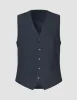 Essential Vest Dark Blue Check sold by Shaping New Tomorrow
