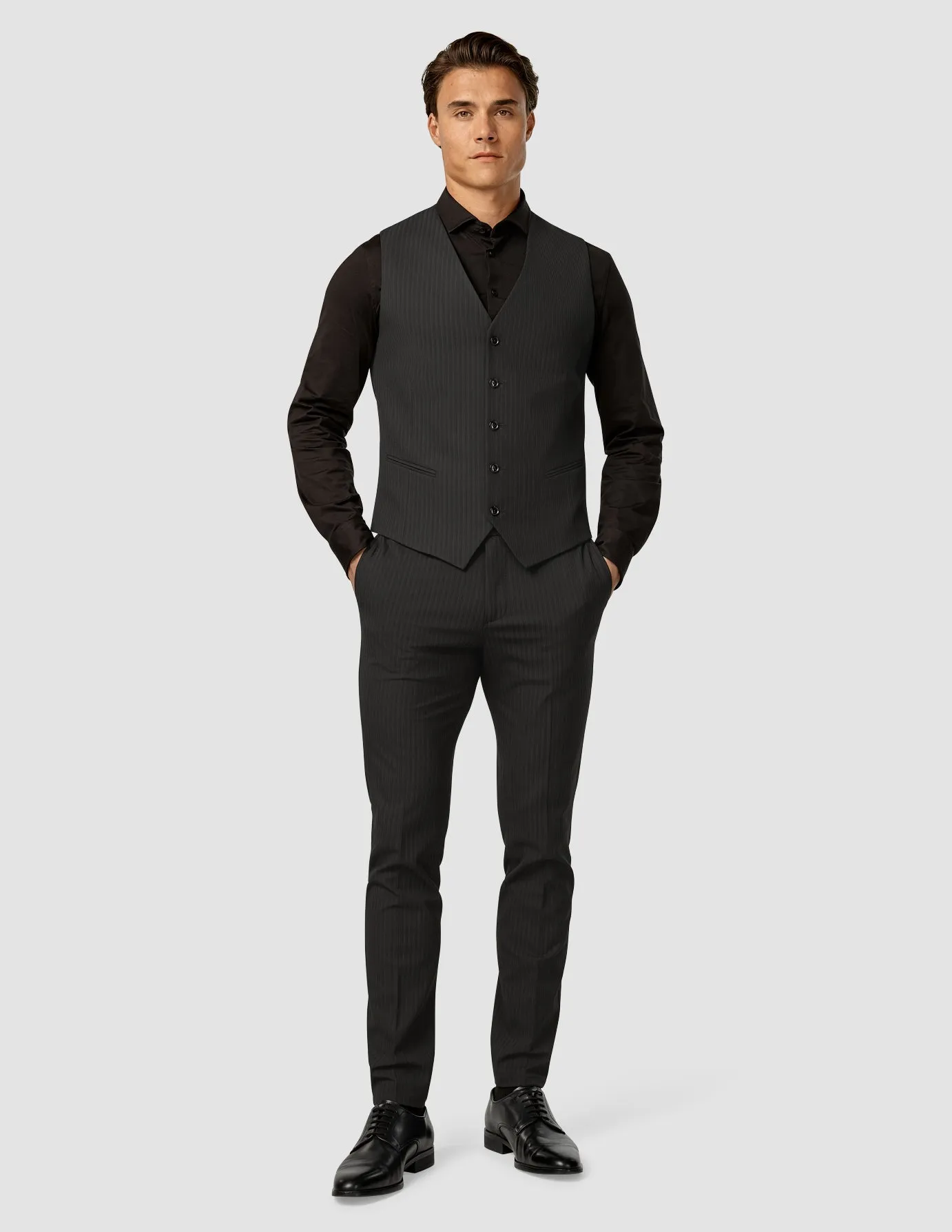 Essential Vest Asphalt Pinstripe sold by Shaping New Tomorrow product image thumbnail 4